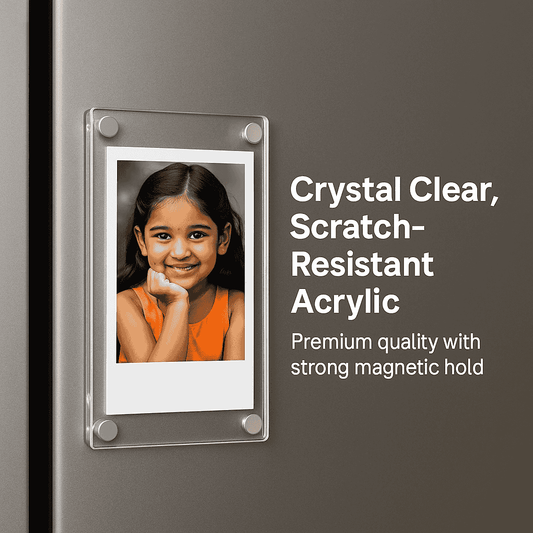 Acrylic Fridge Magnets - Rectangle 6 x 9 CM