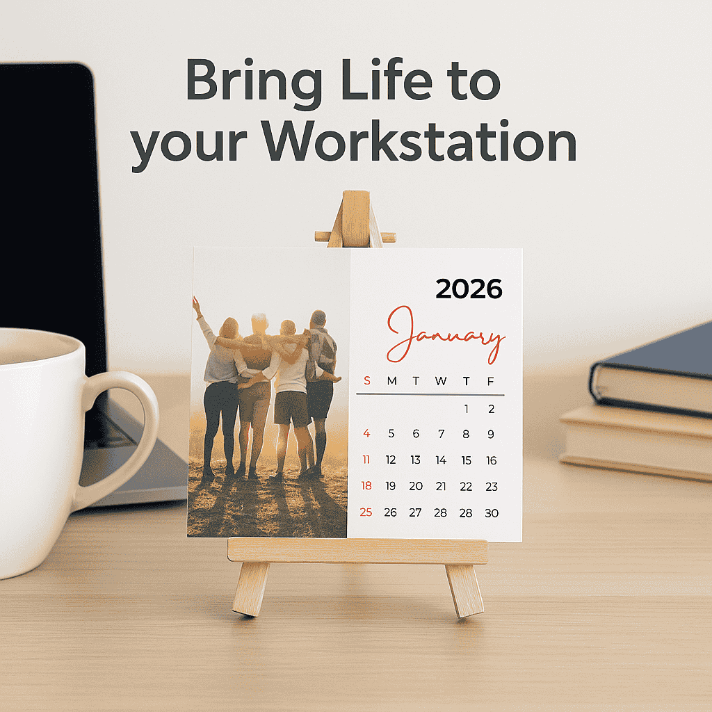 Customized Tabletop Calendar