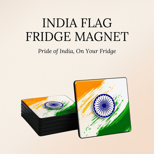 India Flag Fridge Magnet