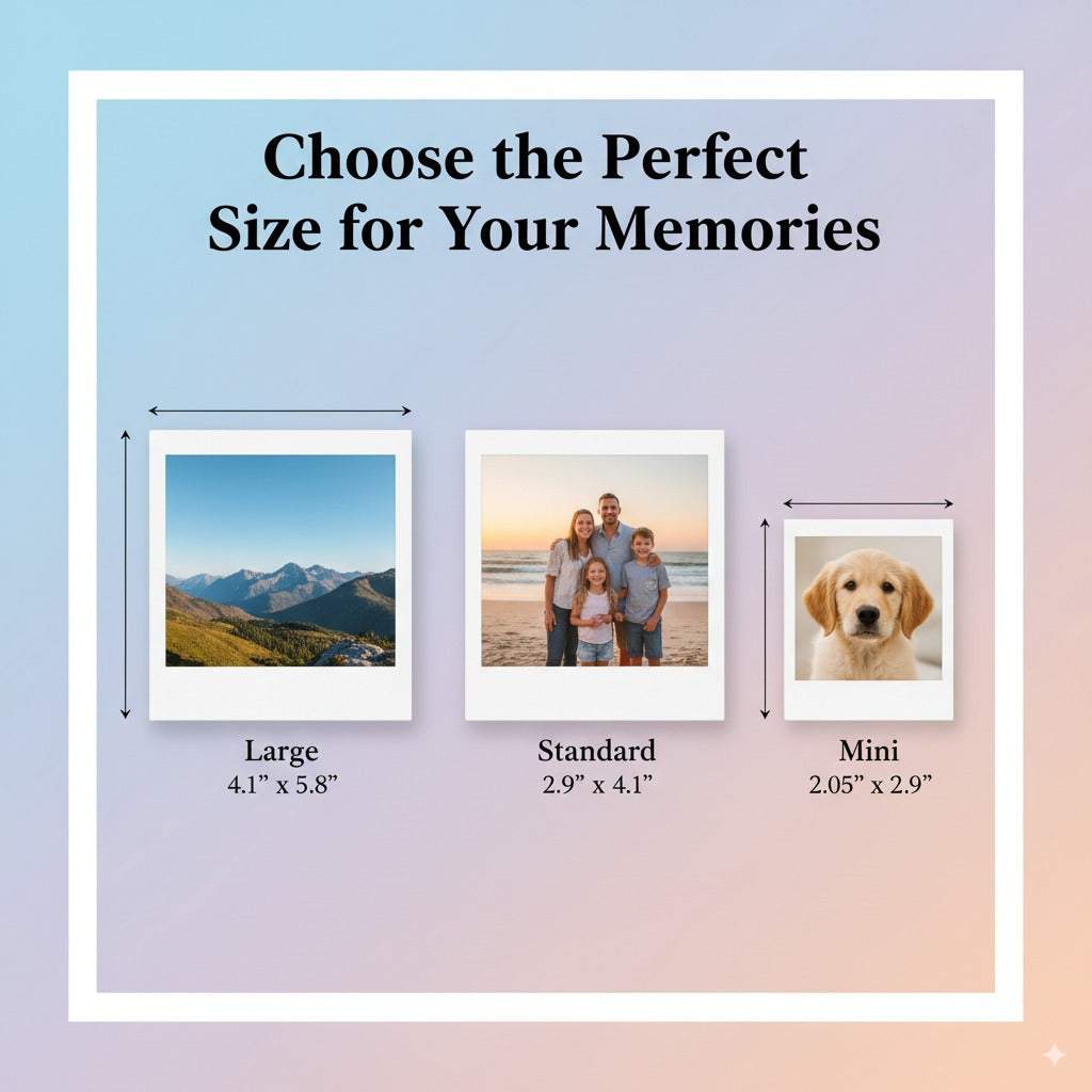 Polaroid Photo Fridge Magnets