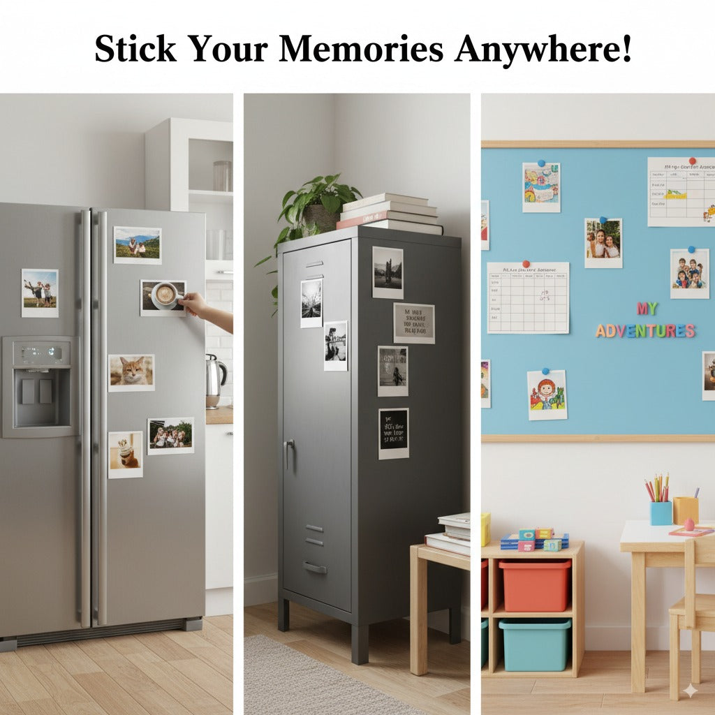 Polaroid Photo Fridge Magnets