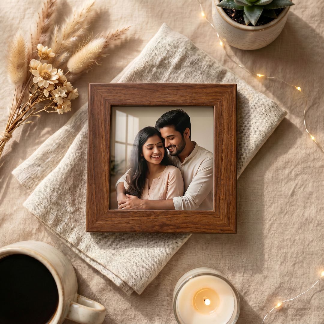 Personalized Photo Frame (3x3 Inch)