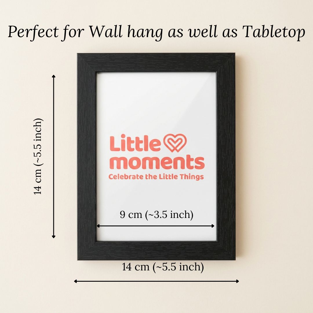 Personalized 4x6 Photo Frame with Printed Photo