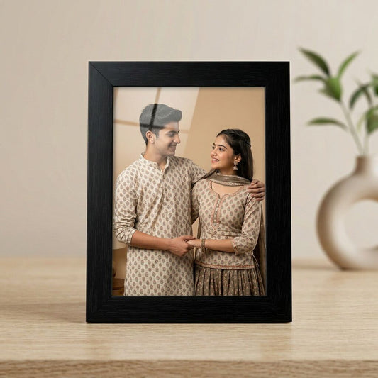 Personalized 5x7 Photo Frame with Photo Print