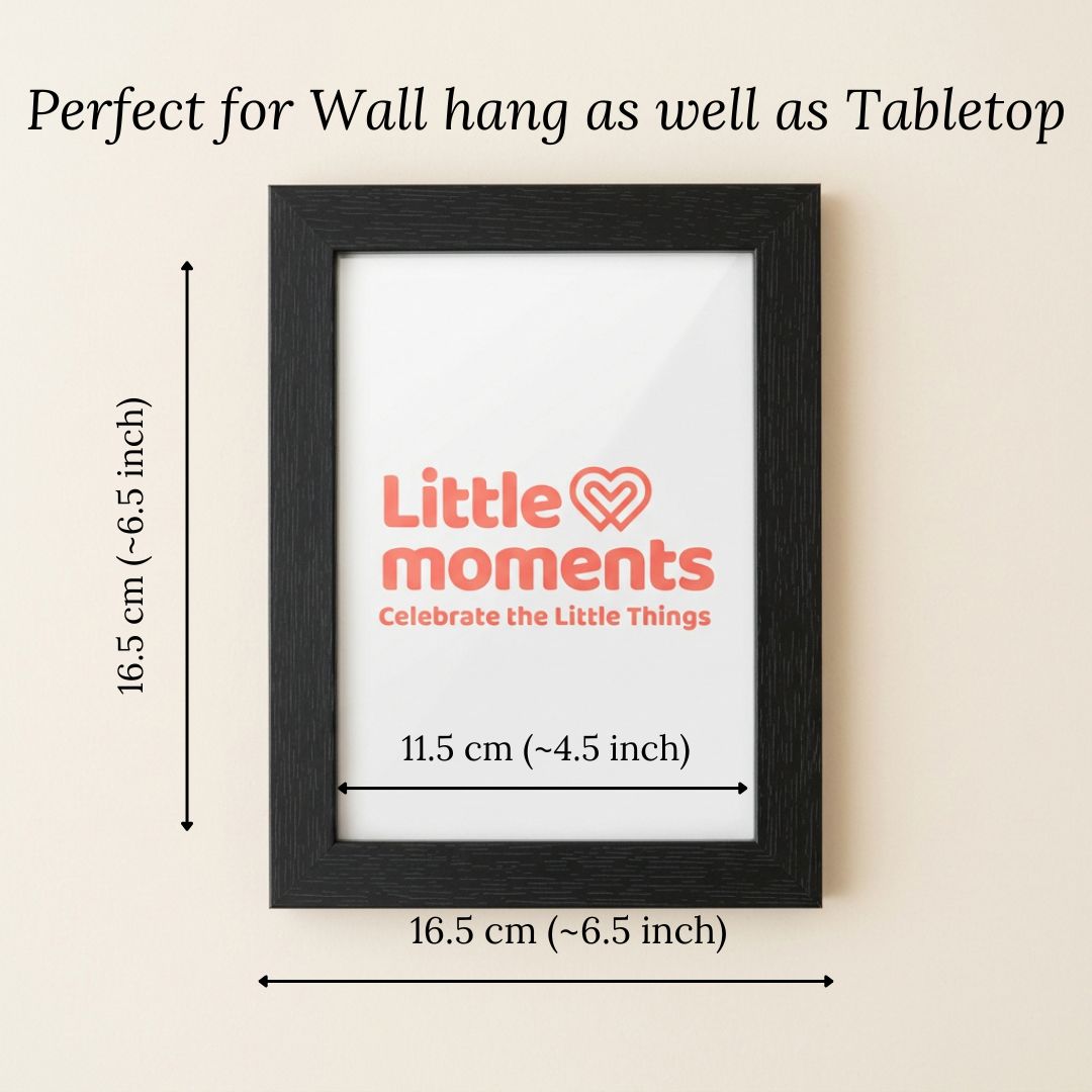 Personalized 5x7 Photo Frame with Photo Print
