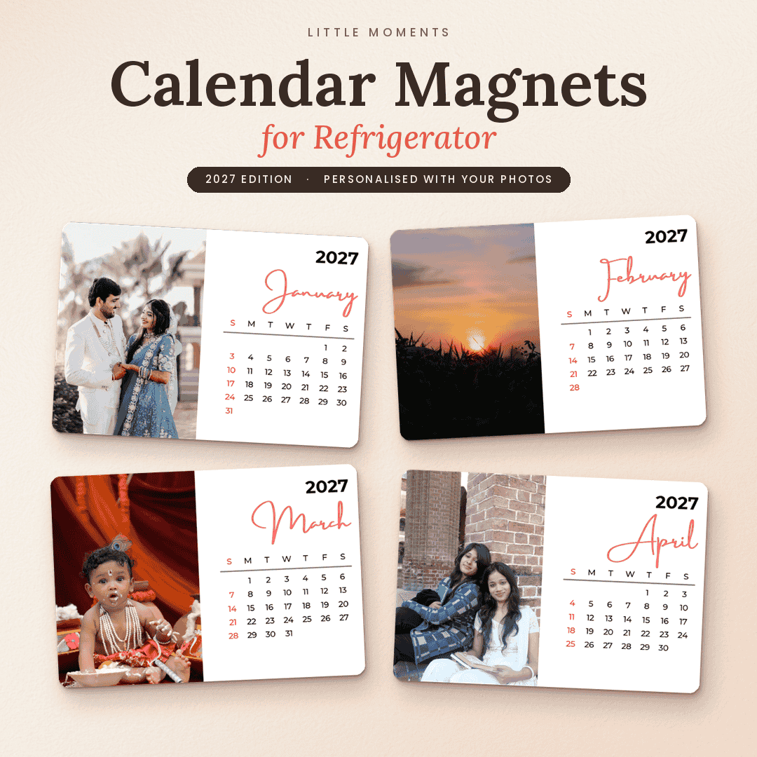 Calendar Magnet for Refrigerator